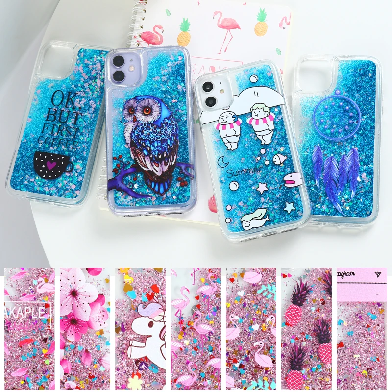 

Liquid Dynamic Quicksand Case For Samsung Galaxy S21 Ultra Cases Glitter Fundas For Samsung S20 FE S10 Plus S 21 20 Covers Coque