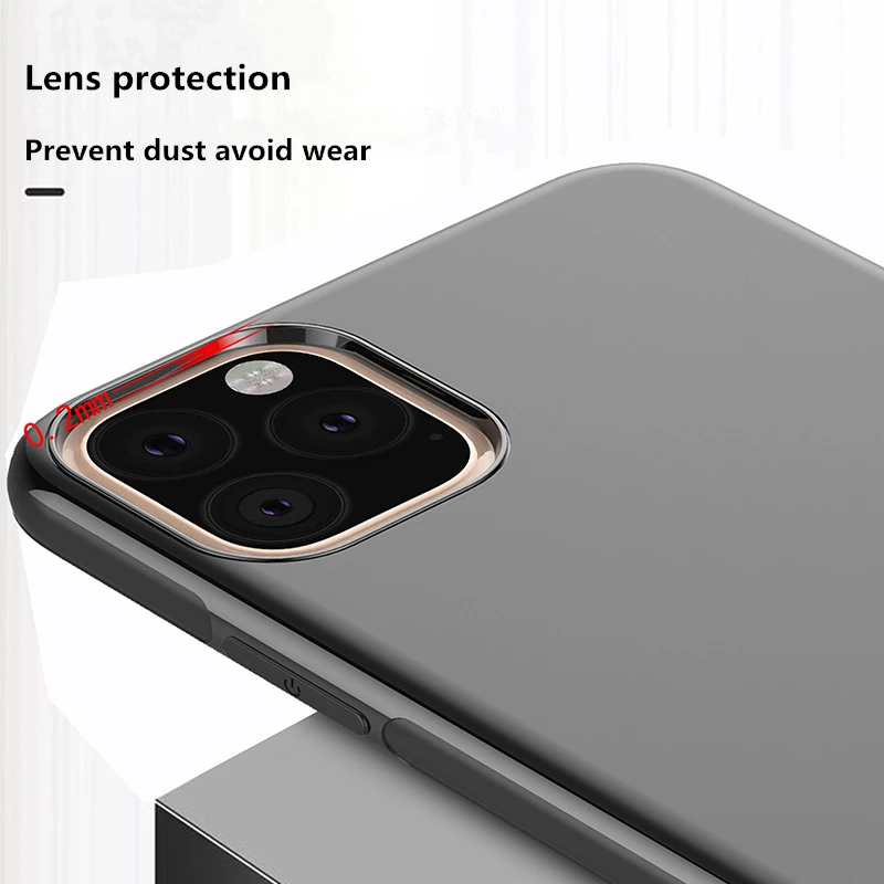 Встроенный Магнитный чехол для телефона iPhone XR XS Max 8 7 6S Plus Мягкий ТПУ 11 Pro задняя
