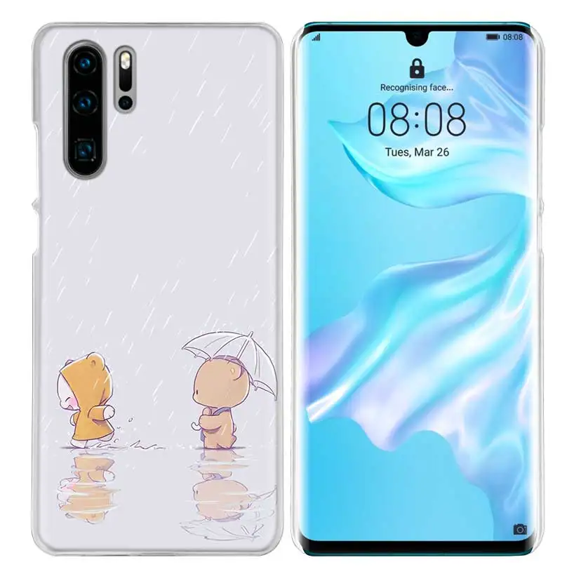 Жесткий чехол для huawei P30 P20 P10 mate 30 20 10 Nova 5 5i Pro Lite P Smart Z Plus Прекрасный Пингвин полярный медведь - Цвет: 09