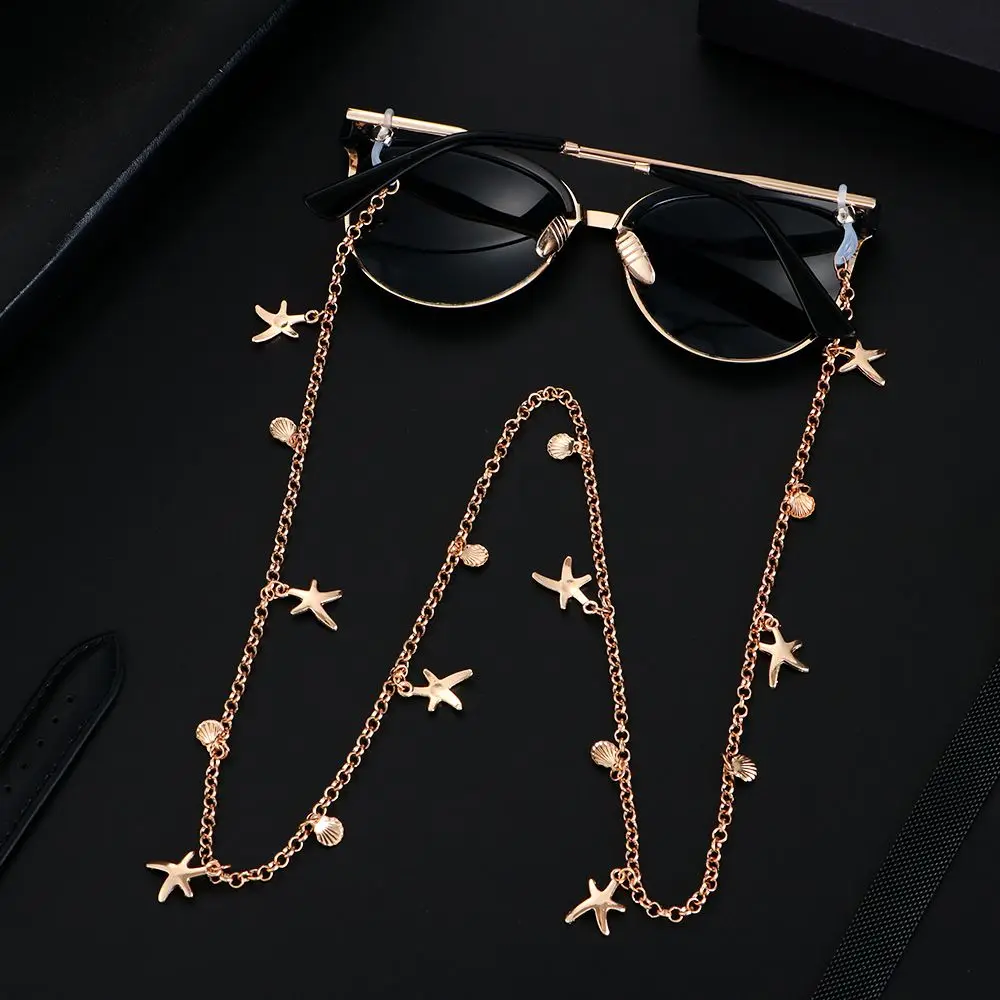 

Reading Glasses Cord Holder Eyeglass Necklace Eyeglass Lanyards Pearls Rhinestones Starfish Shells Sunglasses Chains