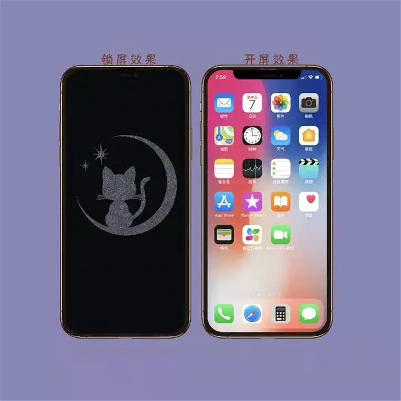 Модная невидимая графическая пленка для телефона iPhone 11 Pro Max мультяшная красивая
