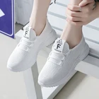Женские кроссовки для бега, белые дышащие кроссовки в Корейском стиле для студенток, весна-лето 2022