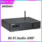 Усилитель звука BRZHIFI высокой мощности 300 Вт * 2 TPA3255 HiFi усилитель звука QCC3034 Bluetooth 5,0 JRC5532DD Op Amp 2,0 USB DAC Decode
