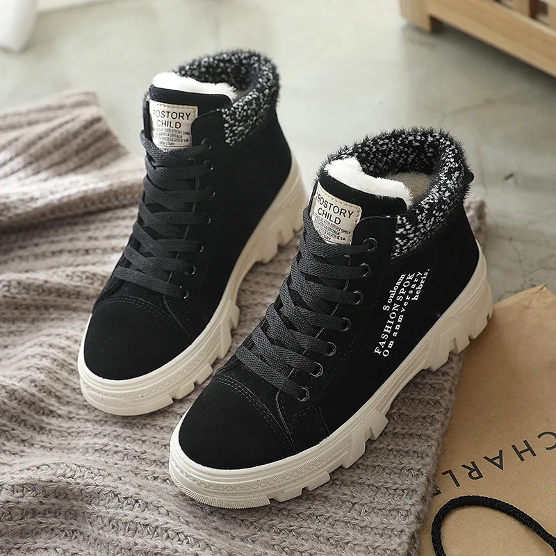 Новинка 2019 зимние теплые женские сапоги женская обувь с высоким голенищем