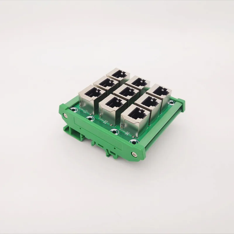 Разъем RJ45 8P8C 9 канальная шина Клеммная колодка разъем.|terminal block|connector terminal blockjack jack |