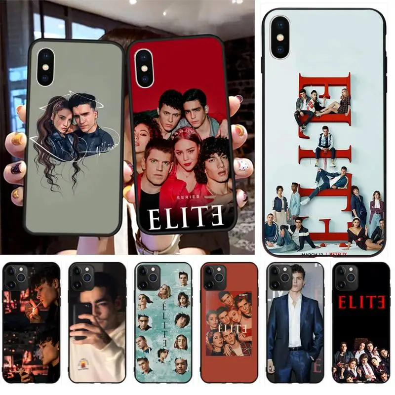 

Spanish TV series Elite Newly Arrived Black Cell Phone Case for iPhone 11 pro XS MAX 8 7 6 6S Plus X 5S SE 2020 XR case