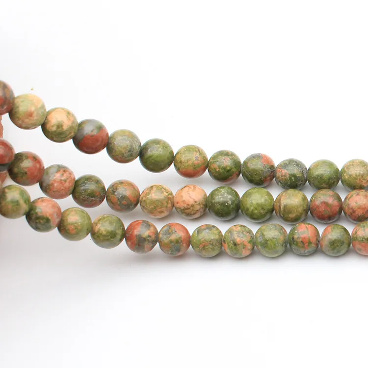 Натуральный цветок зеленый бисер ювелирное изделие 6 мм 8 10 ручная работа из