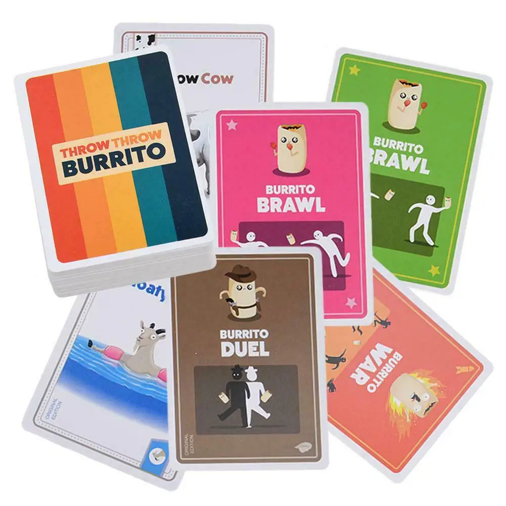 Burrito бросьте в вышибалы метания карточная игра Настольные игры для Семья дома