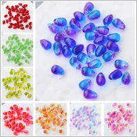 20pcs 6x9mm colorful teardrop shape czech glass beads diy jewelry making necklace earrings water drop beads jewelry accessories