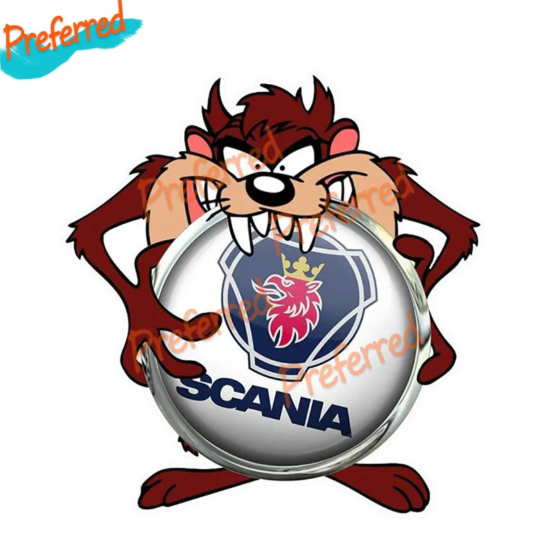 

High Quality SCANIA Taz Lovely Decal Motocross Racing Laptop Helmet Trunk Wall Vinyl Car Sticker Die Cutting