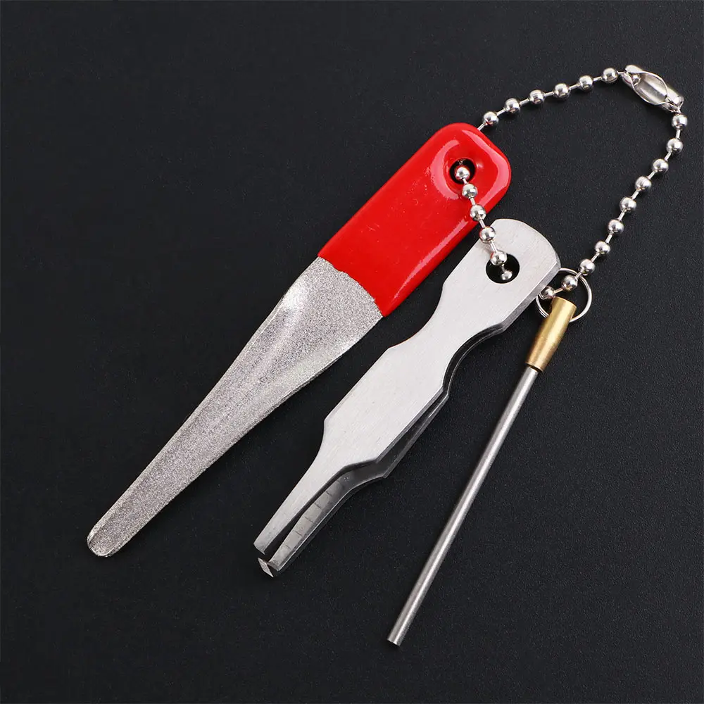 

3 In1 Multi Function Pin Fly Line Nipper Fishing Line Cutter Knot Tying Tool Hook Wire Remover Bait Feeder