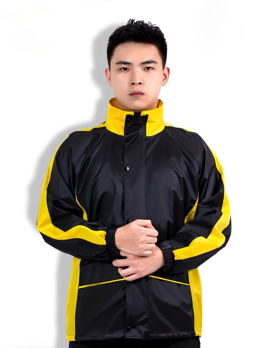 

Electric Motorcycle Raincoat Poncho Riding Men Women Adult Raincoat Waterproof Split Thickening Capa De Chuva Rainwear EB5YY