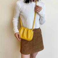 day clutch ruched pu leather saddle bag fashion women cloud bag small shoulder bag ladies pleated crossbody bags totes handbag