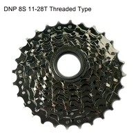 dnp mtb threaded cassette 78910 speed 11 28t 11 32t mtb flywheel folding tower cassette for mountain bike 7s 8s 9s 10s