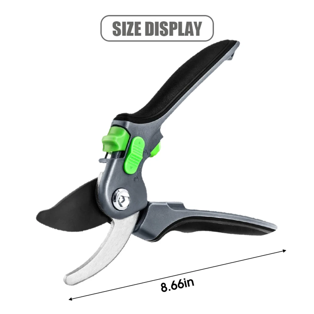 

Gardening Pruning Shears Non-slip Handles Fruit Trees Flowers Branches Scissors Tools Portable Garden Tree Branches Pruning Tool