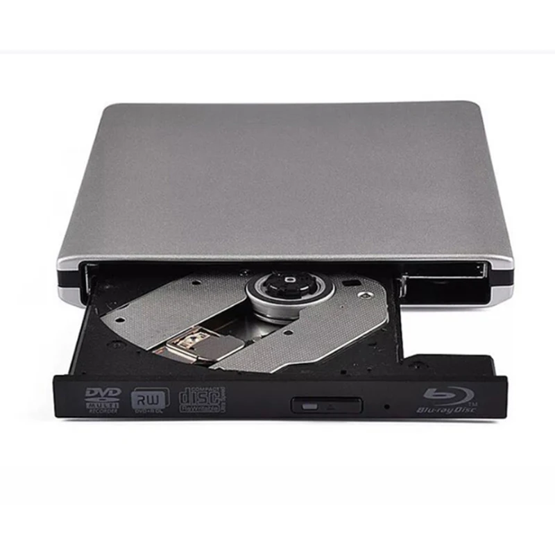 

Externe Bluray Drive Usb 3.0 Optische Drive Bd-Rw Brander Schrijver Portatil Externe Blu Ray Speler Cd/Dvd Rw Voor Pc