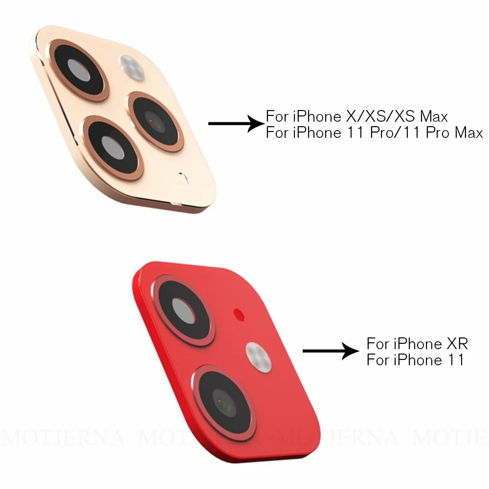 Крышка объектива камеры из алюминиевого сплава для iPhone 11 Pro Max Модифицированная
