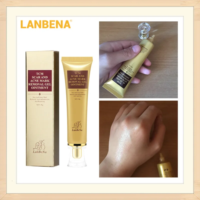 Крем для удаления шрамов от акне LANBENA восстанавливающий крем лица лечение