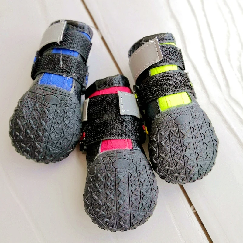 Светоотражающие ботинки золотистого ретривера водонепроницаемые 8 размеров