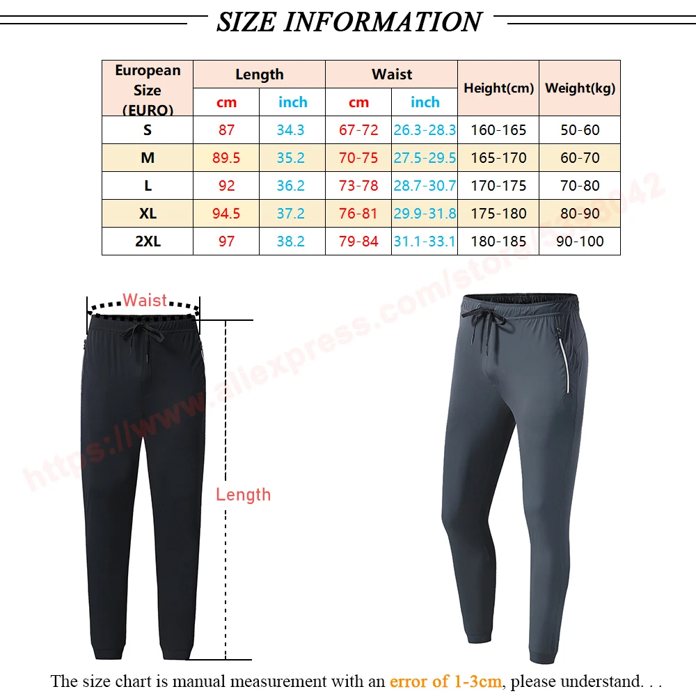 Jogging Sweatpants Men New Outdoor Running Sports Cycling Exercise Pants Gym Training Marathon Fitness Trousers