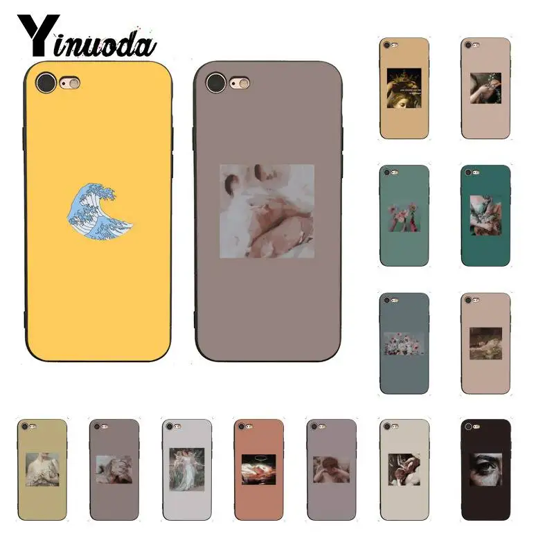 Yinuoda абстрактная живопись маслом эстетические Новинка Fundas ч для iPhone 8 7 6 6S Plus X XS