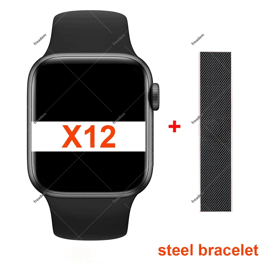 

X12 Full Screen Smart Watch 44MM 40MM Women Men Smartwatch with password Split Screen Bluetooth PK IWO 13 W26 HW12 HW16 HW22