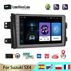 Автомагнитола LeeKooLuu, мультимедийный видеоплеер, GPS-навигация, 2 Din, без DVD, Android, 9 дюймов, экран 2.5D для Suzuki SX4 2006 - 2016