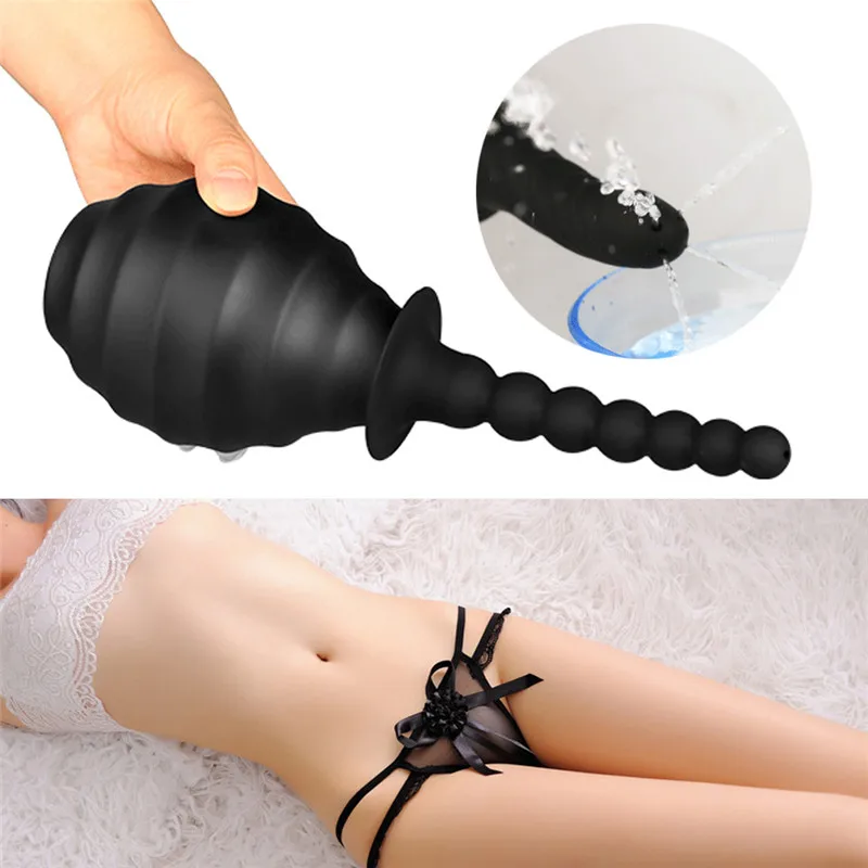 Силиконовая клизма Modun лампочка для мужчин и женщин интимная мойка прямая