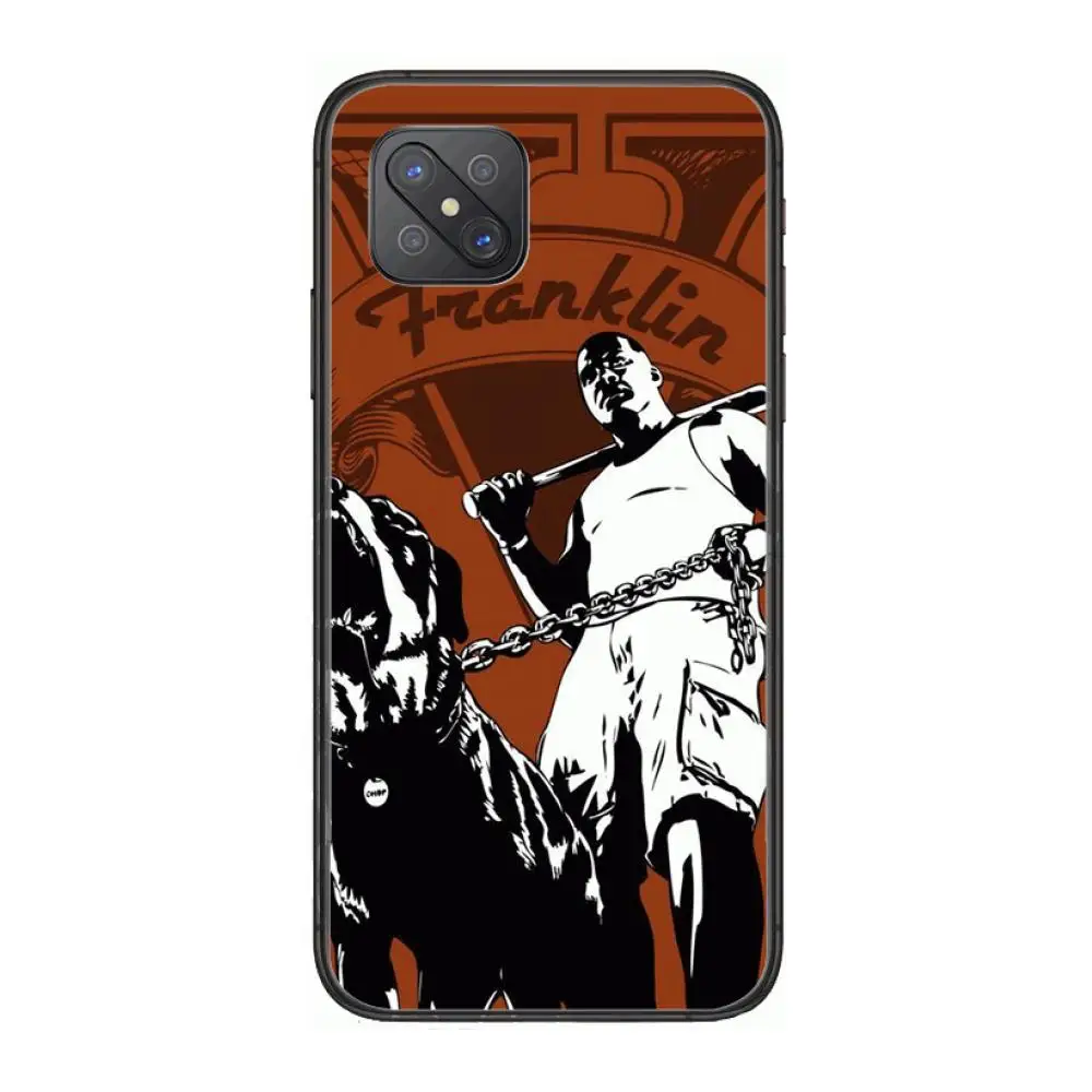 

Jogos Grand Theft Auto Fashion Phone Case cover For OPPO A91 9 83 79 92s 5 F9 A7X Reno2 Realme6pro 5 black tpu cell cover