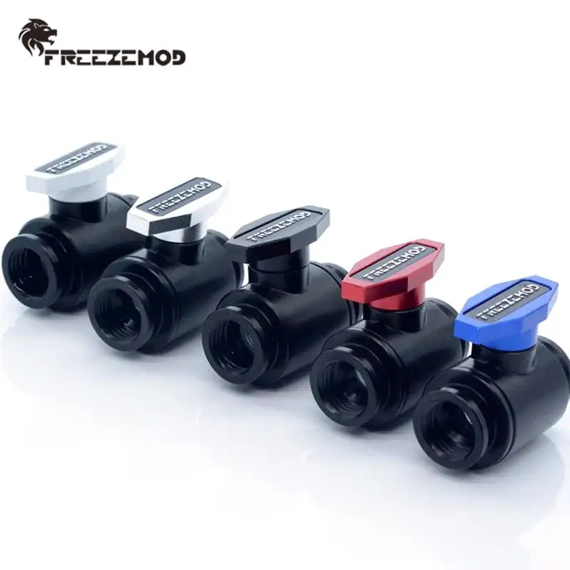 Абсолютно Новый FREEZEMOD компьютер ПК Водяной кулер фитинг сливной клапан шаровой