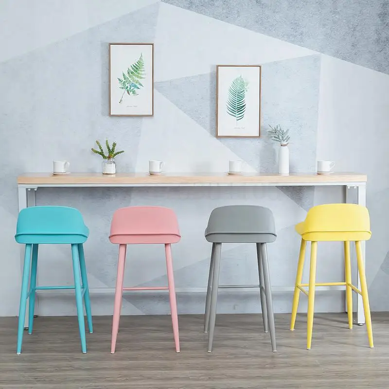 Стол барный из твердой древесины в скандинавском стиле современный простой стол