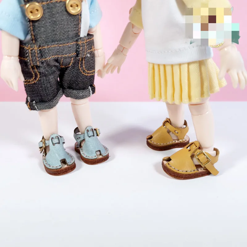 

Ob11 Shoes Sandals Leather Hand Sewn Sandals Molly Wear Candy Sandals
