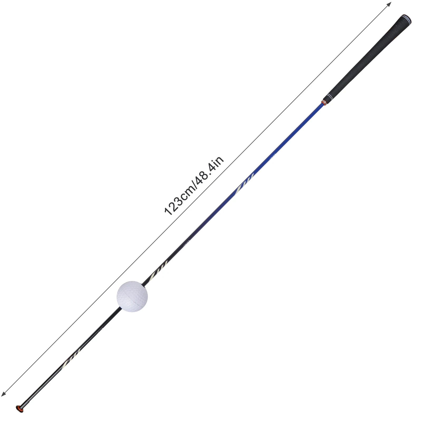 Golf Swing Trainer Women Men Alignment Stick Practice Training Aid Accessories Anti-slip Rubber Grip EVA ball | Спорт и развлечения