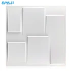 30 см декоративная 3D настенная панель волна Алмазный дизайн не самоклеящаяся пластиковая плитка 3D Настенная Наклейка гостиная ванная настенная бумага