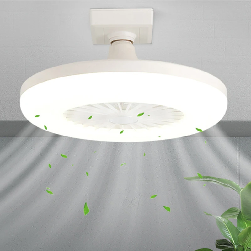 Умный современный потолочный вентилятор со светодиодной всасывающей лампой s