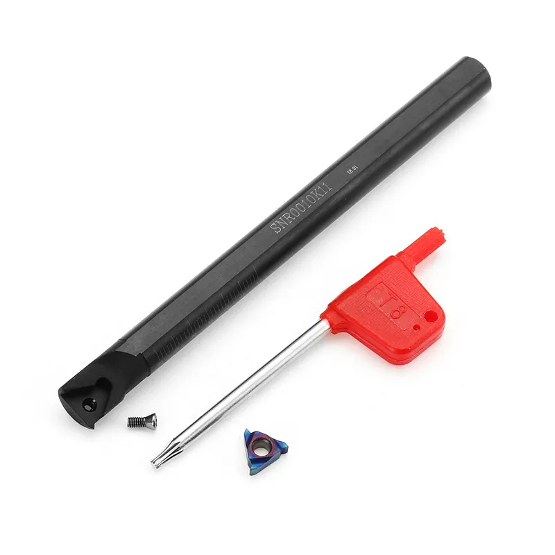 

7pcs 12mm Shank Lathe Boring Bar Turning Tool Holder Set With Blue Carbide Inserts Draaigereedschap Houders