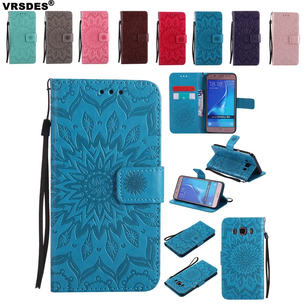 3D кожаный чехол бумажник для Samsung Galaxy A7 A5 A3 J7 J5 J3 2016 2017 C9 Pro Prime A310 A510 A320