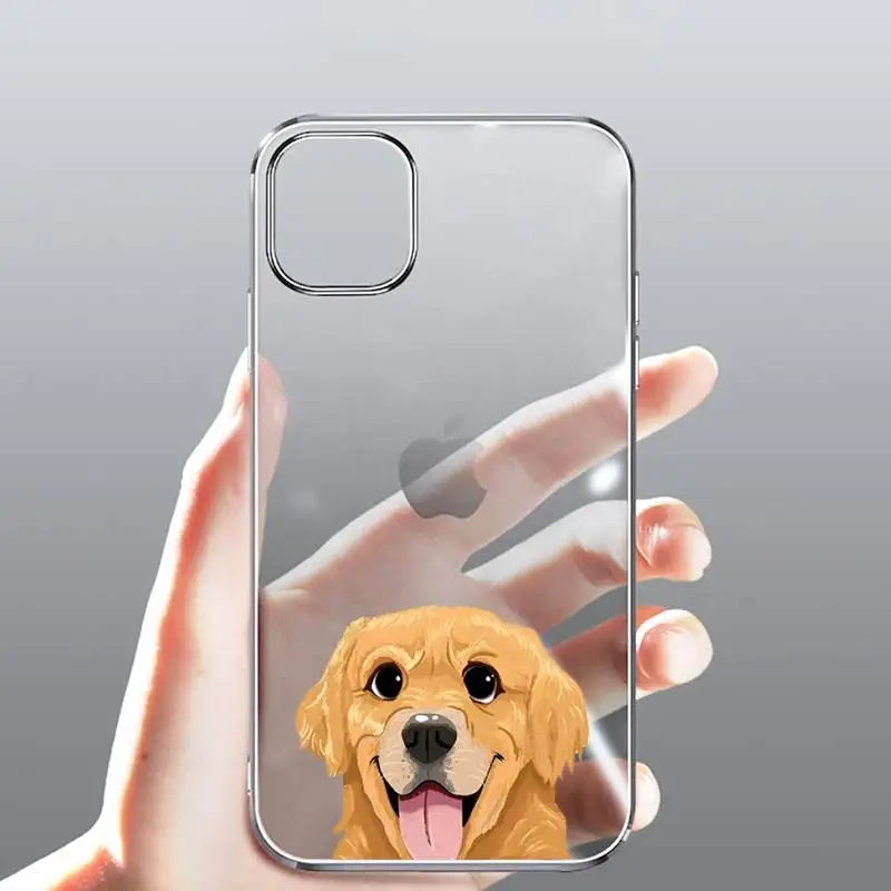 

CARTOON Pug Dog French Bulldog animal Phone Case Transparent for iPhone case 11 12 mini pro XS MAX 8 7 6 6S Plus X 5S SE 2020 XR