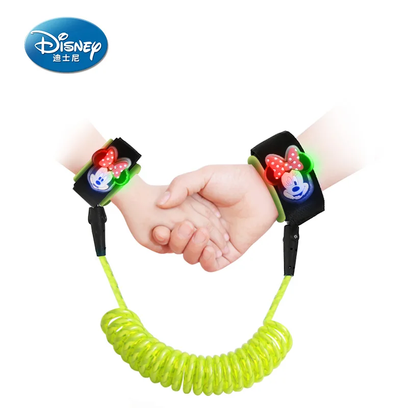 Детский Сцепной трос Disney детский браслет против потери веревка светящийся
