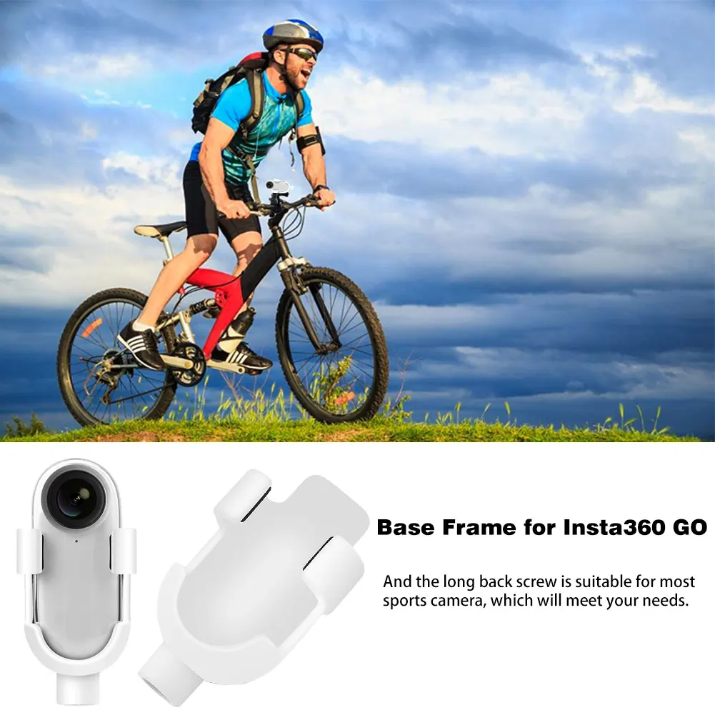 

Universal Plastic Photography Expansion Stand With Screw Camera Base Parts Bracket Holder Accessory Case Frame For Insta360 GO