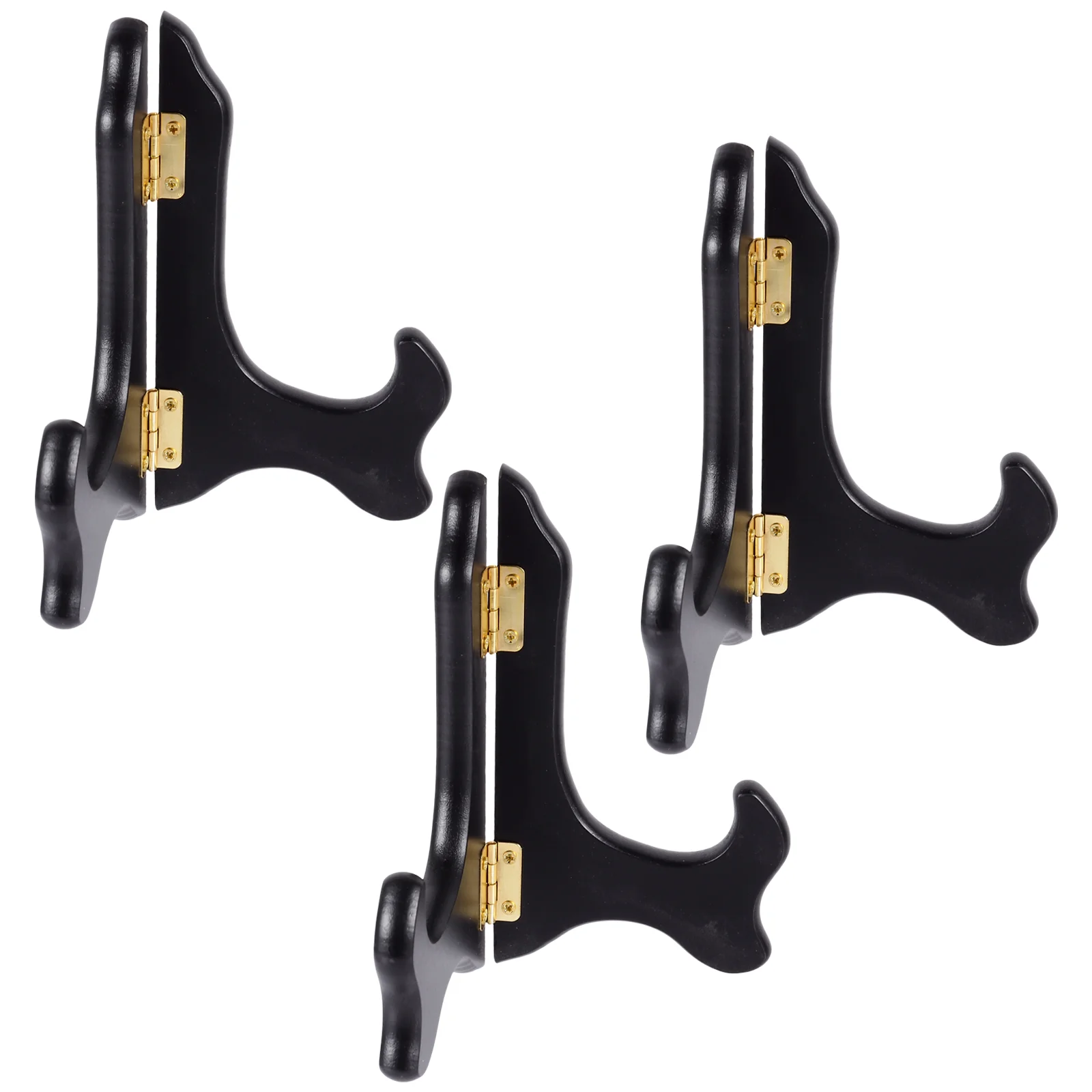 

3Pcs Wooden Display Stand Artwork Picture Display Stand Dinner Plate Holder