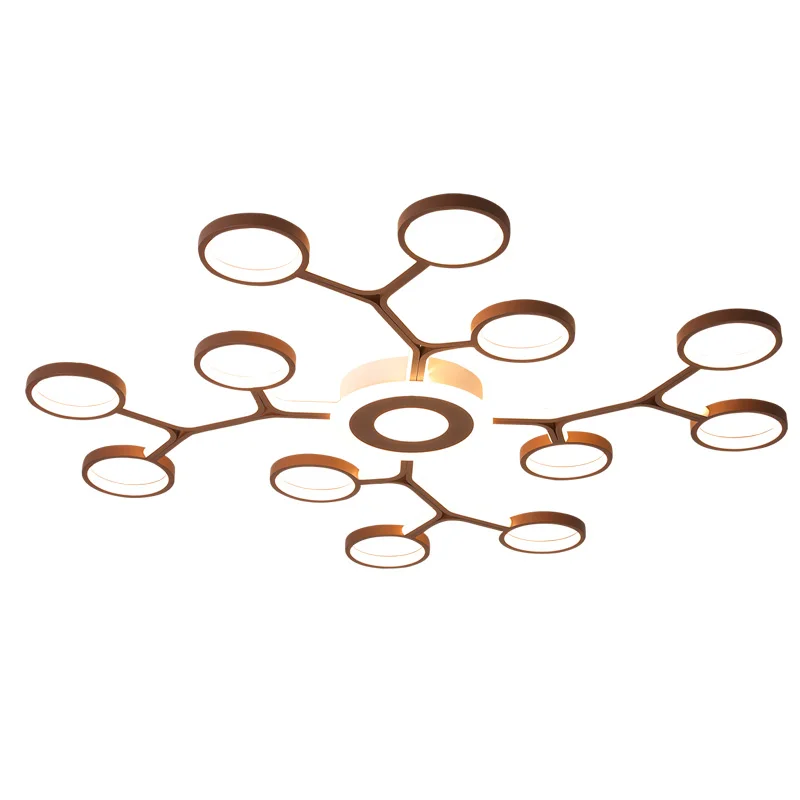 

Modern LED Ceiling Lights living Room Bedroom Restaurant Study Room Remote Control Dimming Aluminum Body Ceiling Lamp Fixture