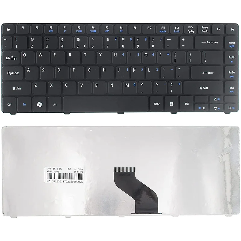 Сменная клавиатура совместимая с ноутбуком Acer Aspire 3810 4250 4253 4330 4738 4743 |