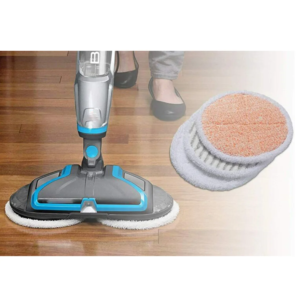 

10x Microfiber Cleaning Pads For Bissell Spinwave 20522 2240N 2039A Mop Pads Robot Vacuum Cleaner Spare Parts