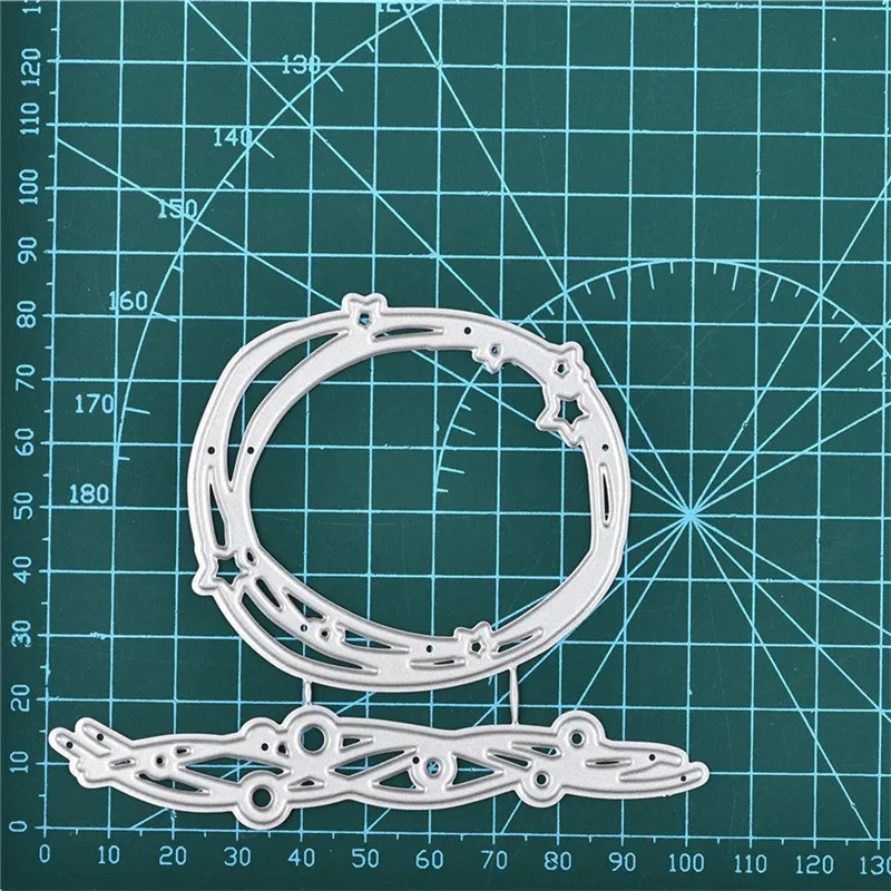 GJCrafts волнистые пузырьковые Металлические Стальные режущие штампы Звездный