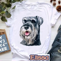 a schnauzer stole my heart funny graphic t shirts women summer white short sleeve casual t shirt ladys girls top dog lover gift