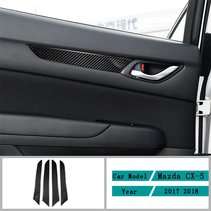 

Автомобильные аксессуары из углеродного волокна, внутренняя дверная панель, защитная крышка из углеродного волокна, отделочные наклейки д...