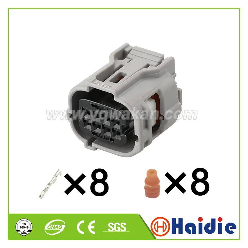 

Бесплатная доставка, 2 комплекта, 8-контактный гнездовой электрический разъем, автоматический водонепроницаемый разъем для проводки 90980-12520