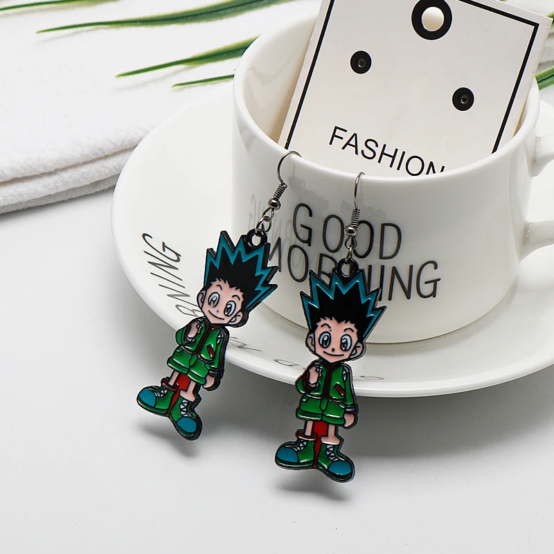 HUNTER×HUNTERS GON·FREECSS ハンター×ハンター Earrings Vintage Long Hanging Dangle 2021 Trend Jewelry Ear Cuffs Boho - купить по