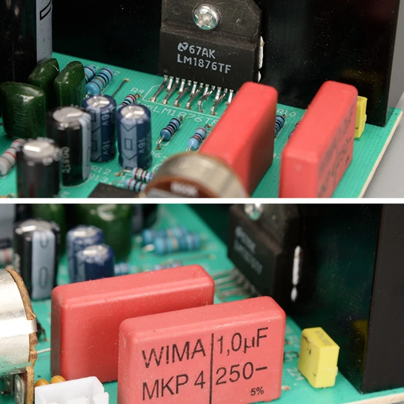 Плата усилителя высокой мощности с 2x30 Вт и конденсаторами двойным фильтром